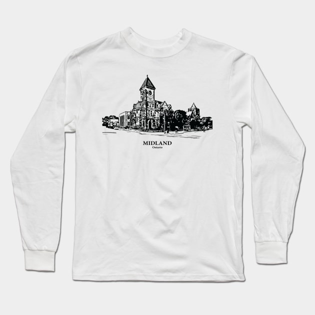 Midland - Ontario Long Sleeve T-Shirt by Lakeric